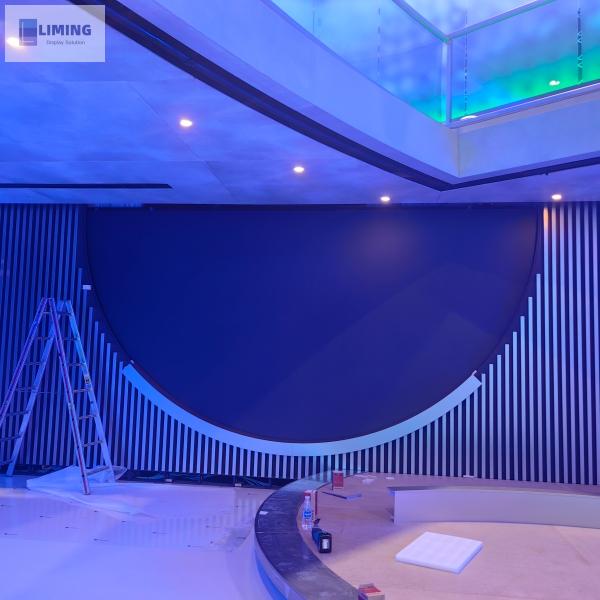 P1.25mm iIndoor Half Circle LED Screen Indoor Decoration