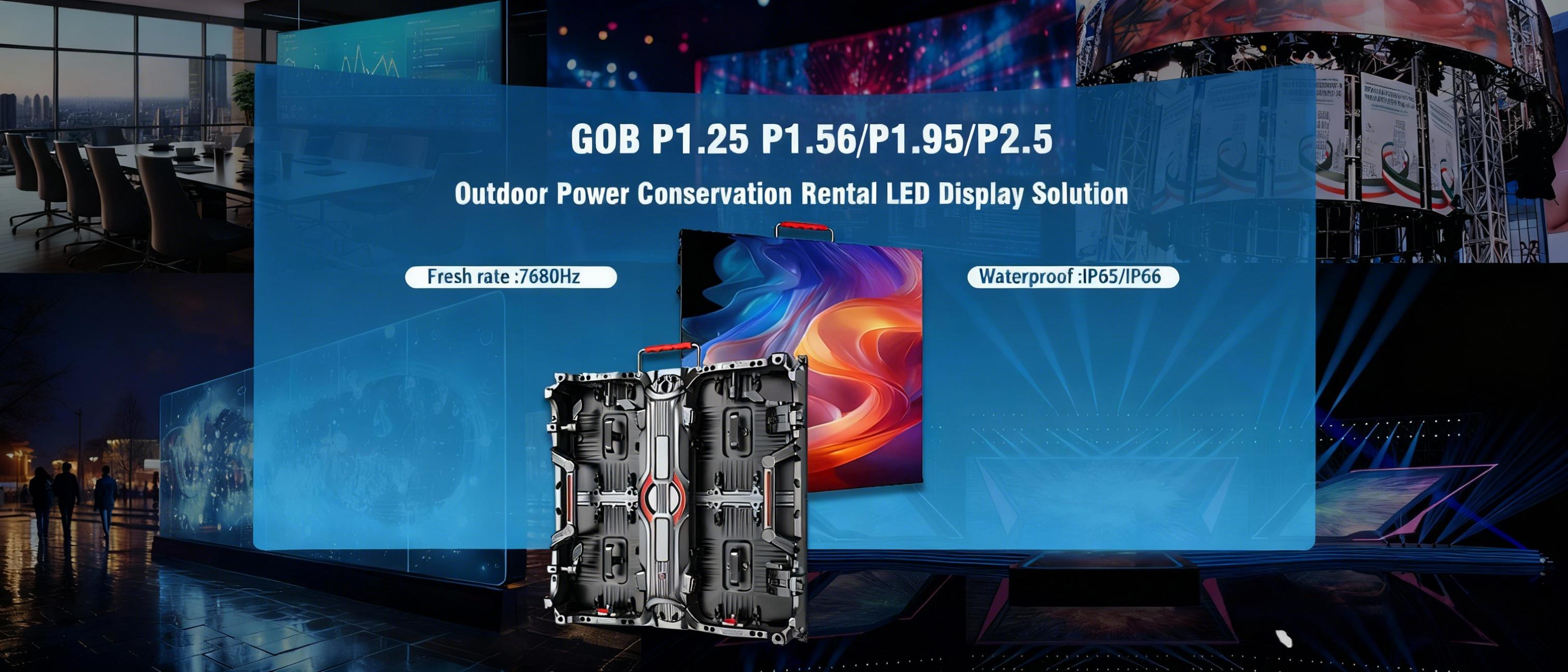 GOB solution LED Display system widely use in TV chanel etc .